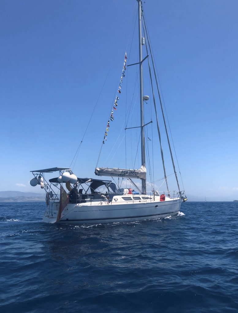 Bild 17: Krait-Segelboot auf dem Weg nach Griechenland